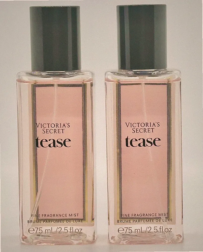 2 Victoria's Secret TEASE Mini Fine Fragrance Mist Spray 2.5 fl.oz Travel Size