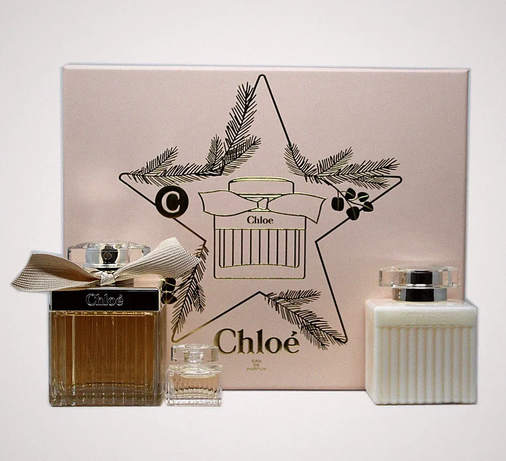 CHLOE BY CHLOE 3 PIECE GIFT SET EAU DE PARFUM NATURAL SPRAY 75 ML/2.5 FL.OZ. (D)