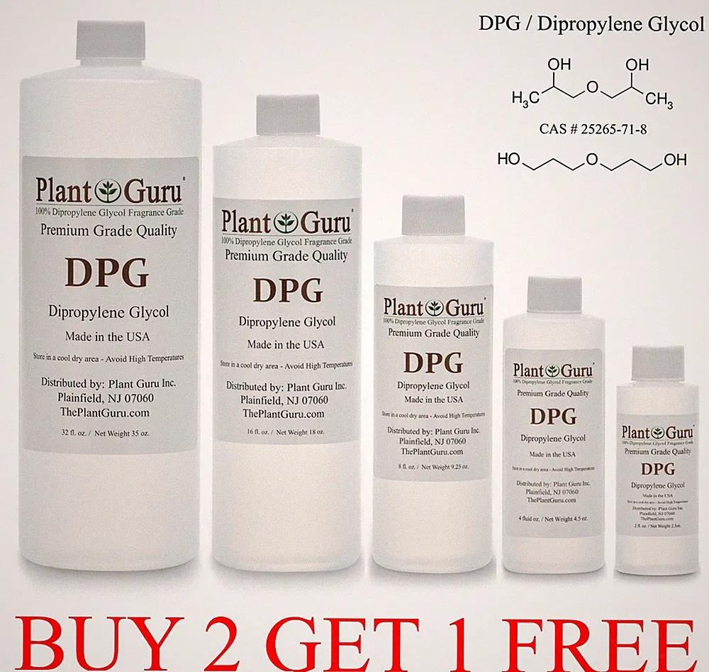 DPG Dipropylene Glycol Fragrance Cutting Oil For Incense, Perfume, Skin Care
