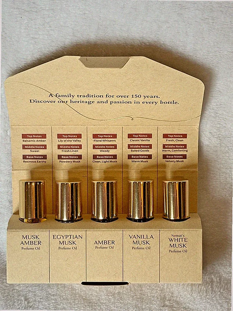 Perfume Oil BESTSELLERS Discovery Set Kit - NEMAT - 5 x 2.5mL - Unisex - NIB!
