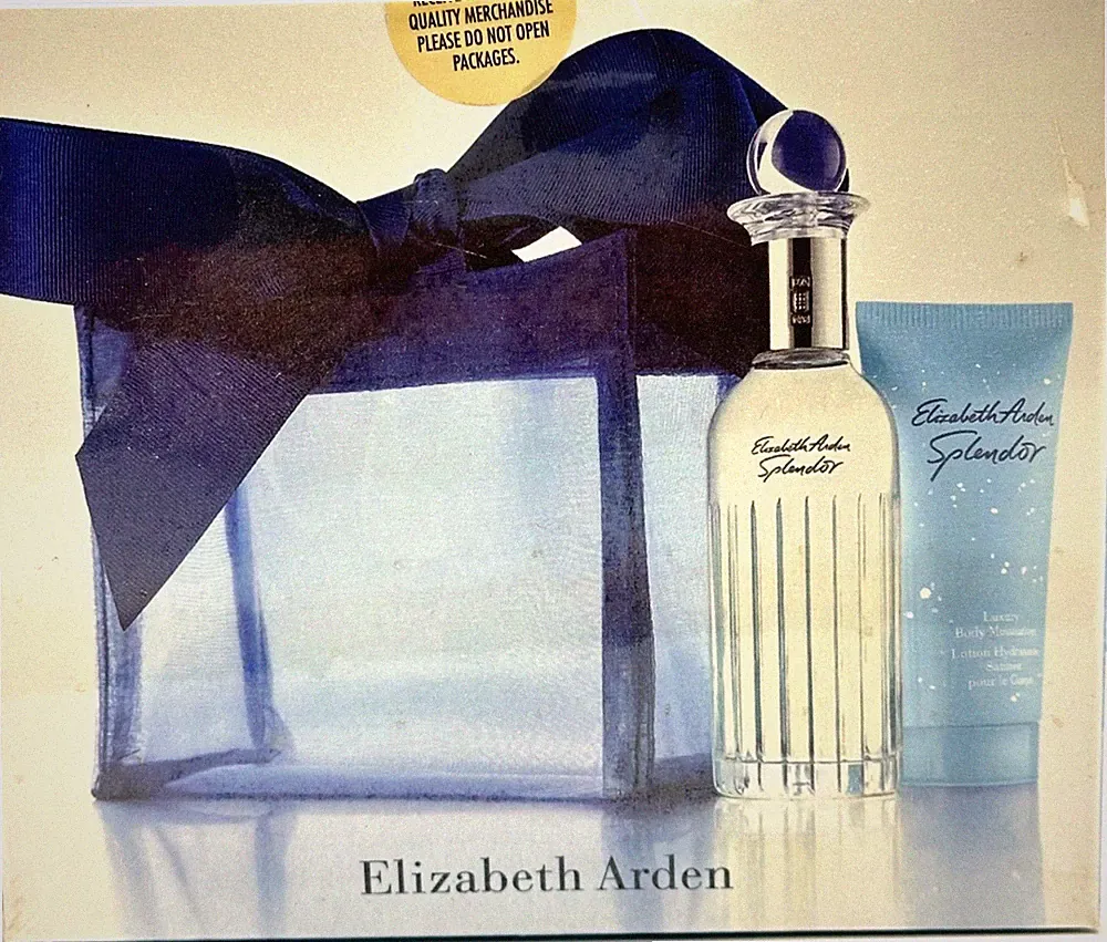 Splendor By Elizabeth Arden Perfume 4 Pc. Gift Set. Perfume 2.5 FL. OZ. Unopened
