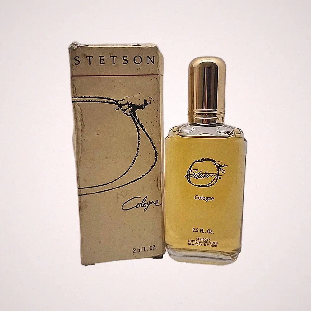 Stetson Cologne Coty 2.5 FL OZ Vintage Men's Fragrance Splash - New w/ Box FLAWS